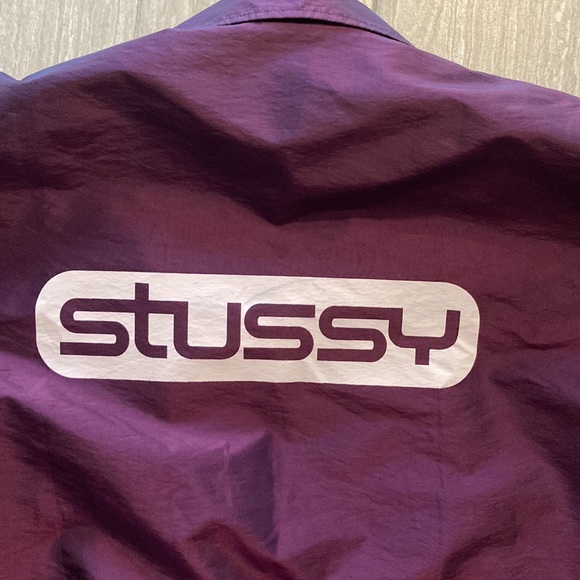 Stussy purple windbreaker size S - Picture 5 of 8